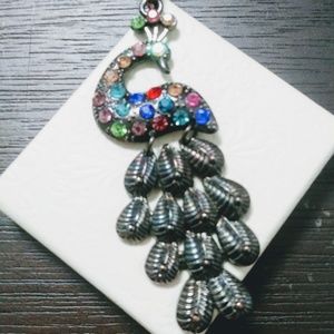 1970s Peacock Pendant